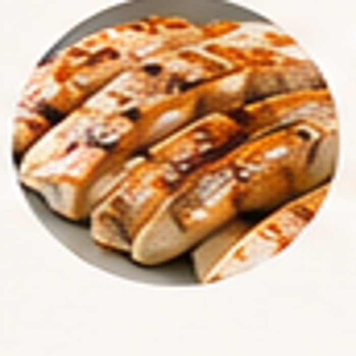 Juicy sliced chicken