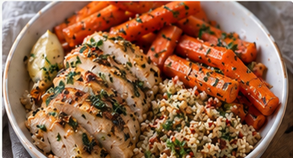 Mediterranean mix and match meal plate